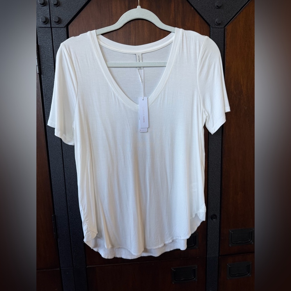 Gentle Fawn Soft White Short Sleeve Tee